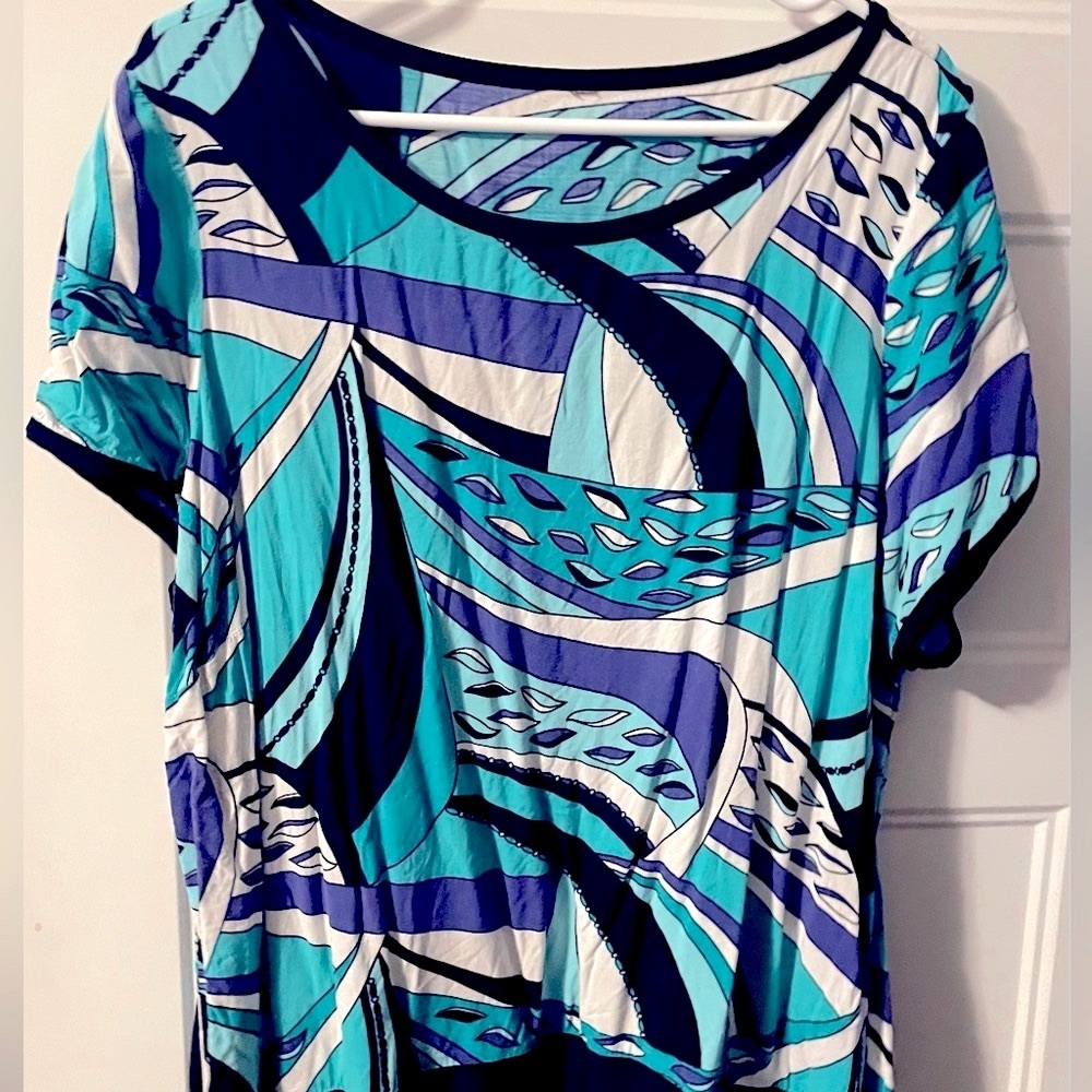 Women short-sleeves viscose top 1X